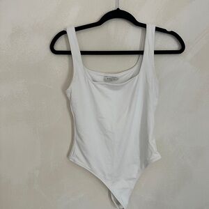 Babaton White Bodysuit